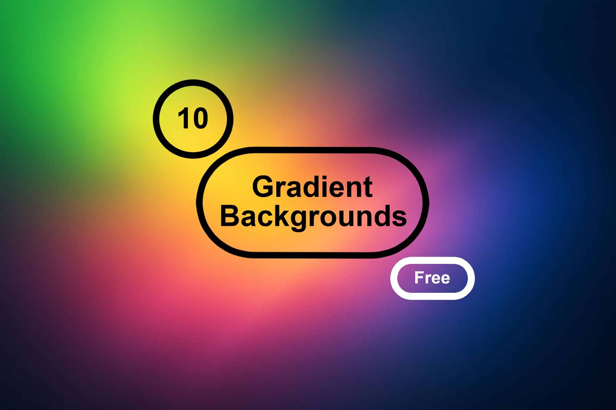10 Free gradient backgrounds