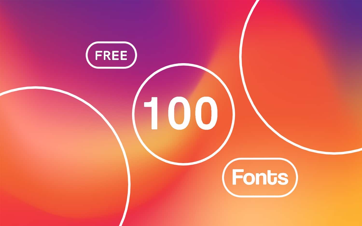 Free fonts cover