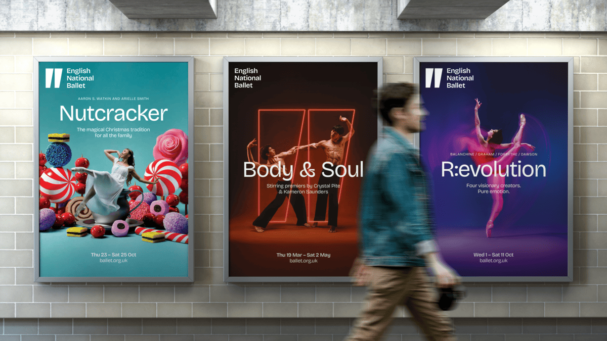 English National Ballet Subway Wall Posters