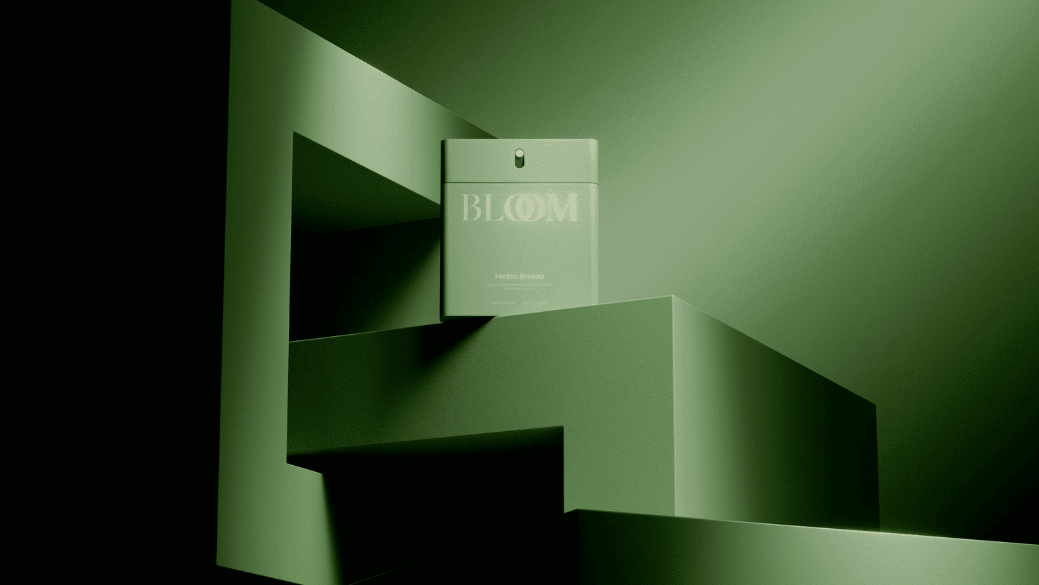 A Bloom fragrance in green style