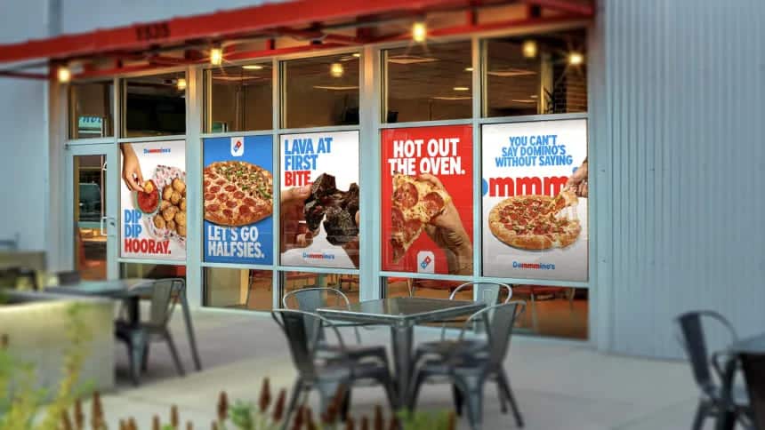 A Domino's Pizza restaurant