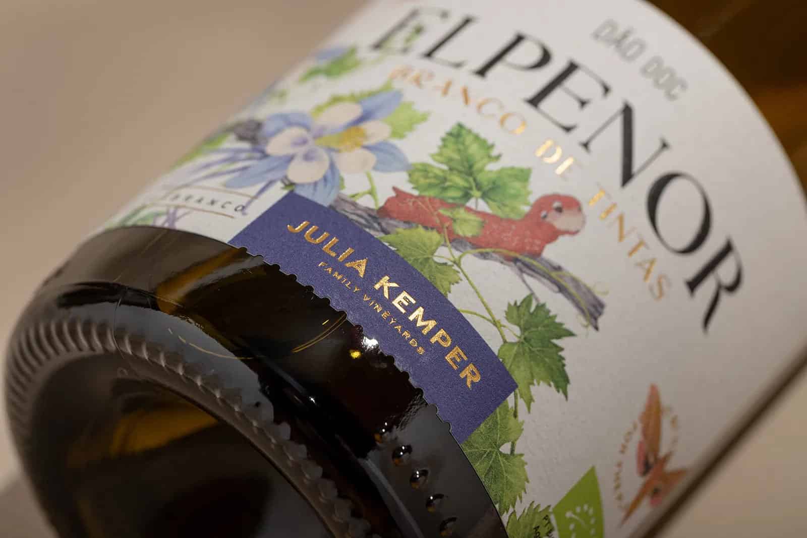 Elpenor wine label design