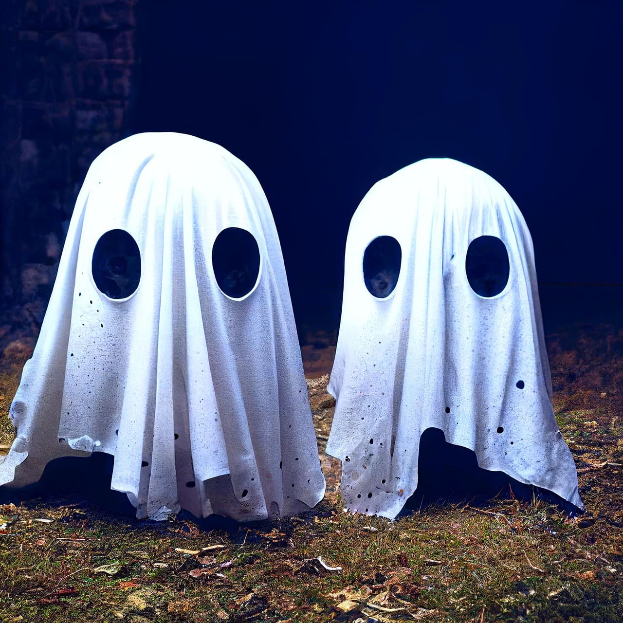 Ghosts trick or treat