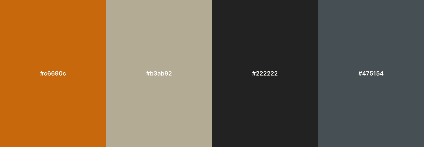 Halloween folk art color palette