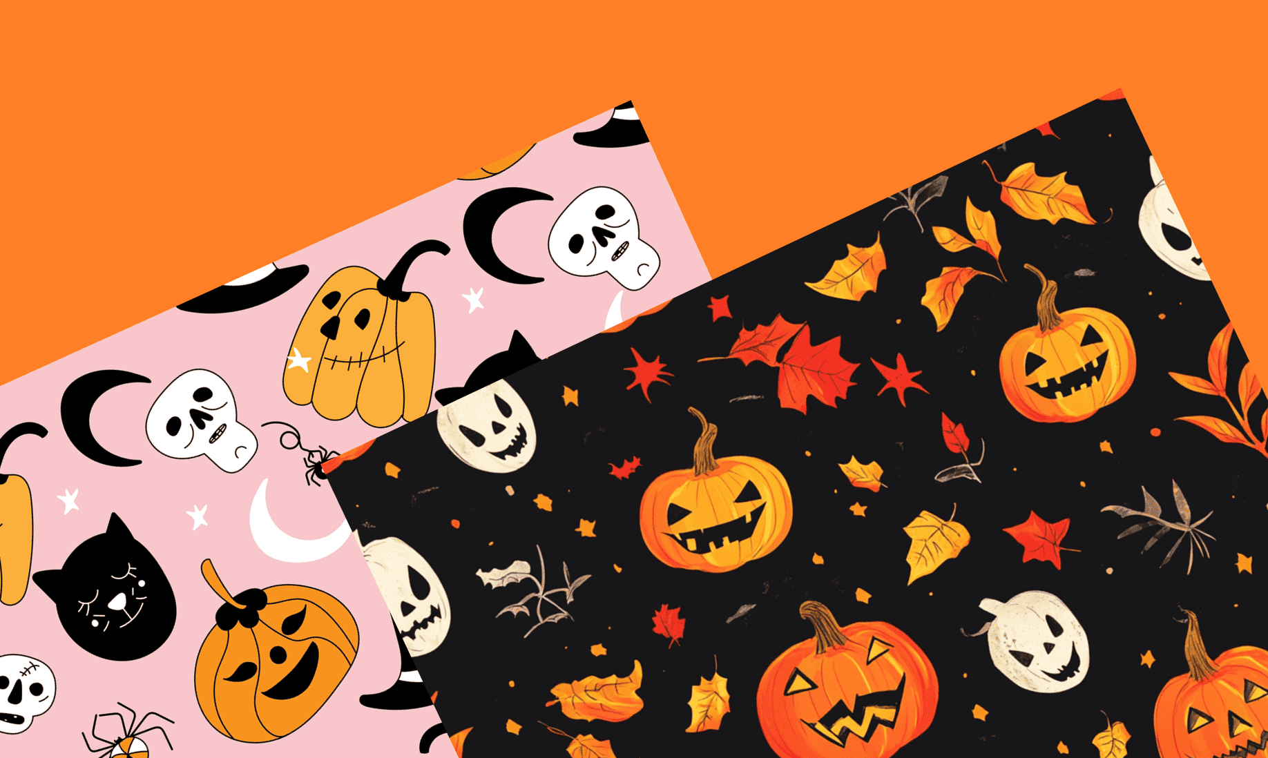 Halloween patterns cover