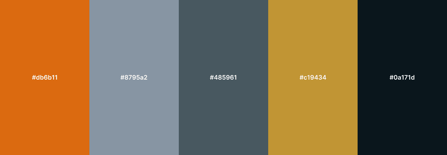 Spooky color palette