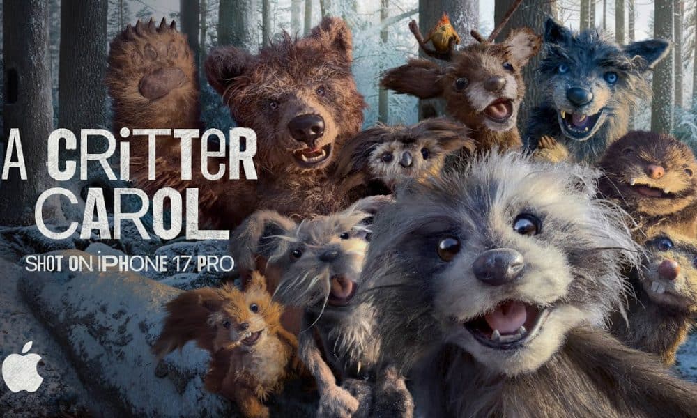 A Critter Carol Apple's holiday ad