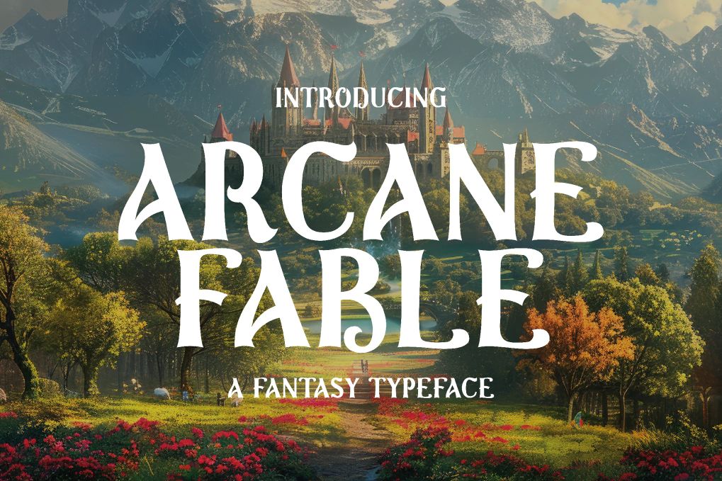 A fantasy typeface