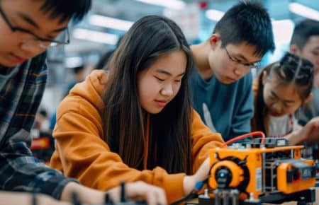 China people producing humanoid robot