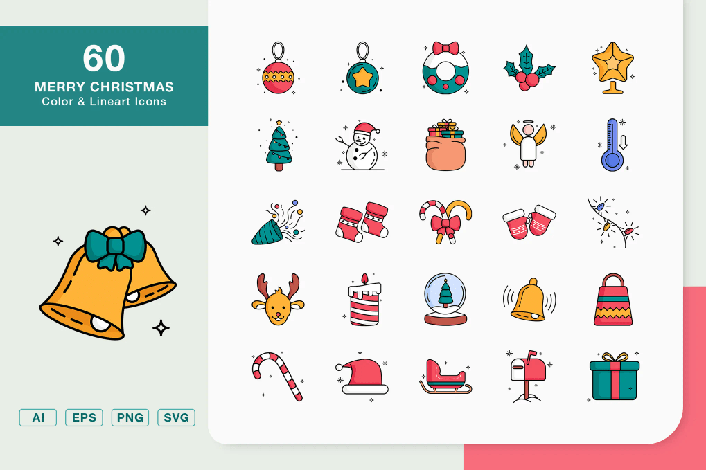 A Christmas icon pack