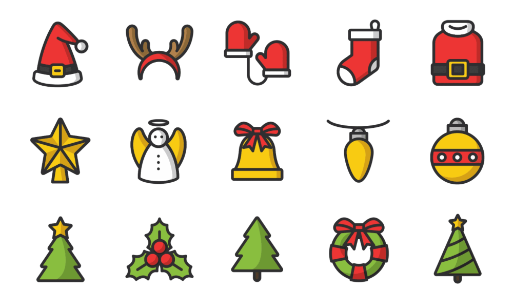 Christmas icons cover