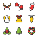 Christmas icons cover