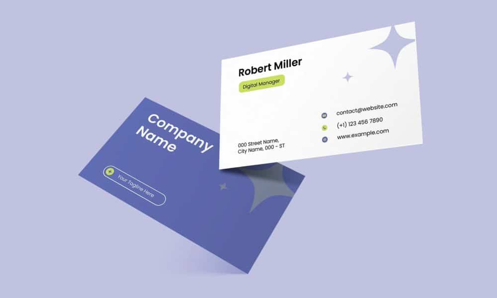 Corporate business card templates cover