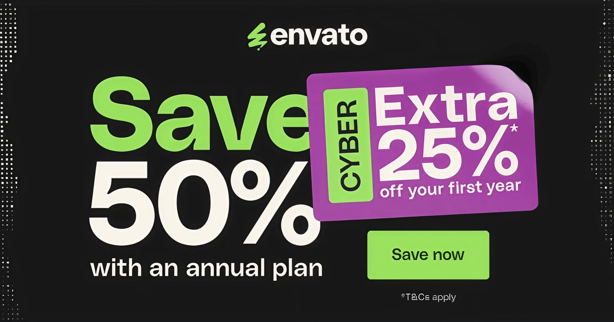 Envato Cyber Sale discounts