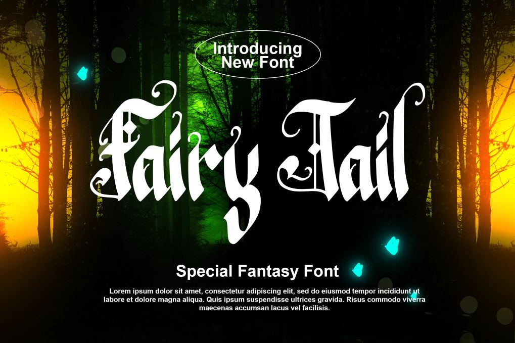 A special Fantasy font