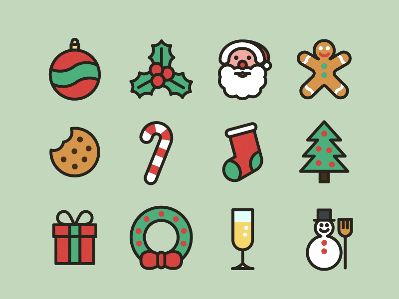 A free Christmas icons
