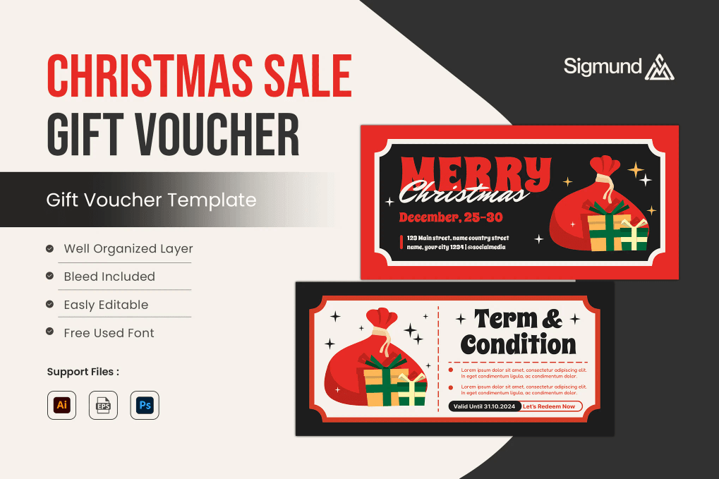 A Christmas sale voucher