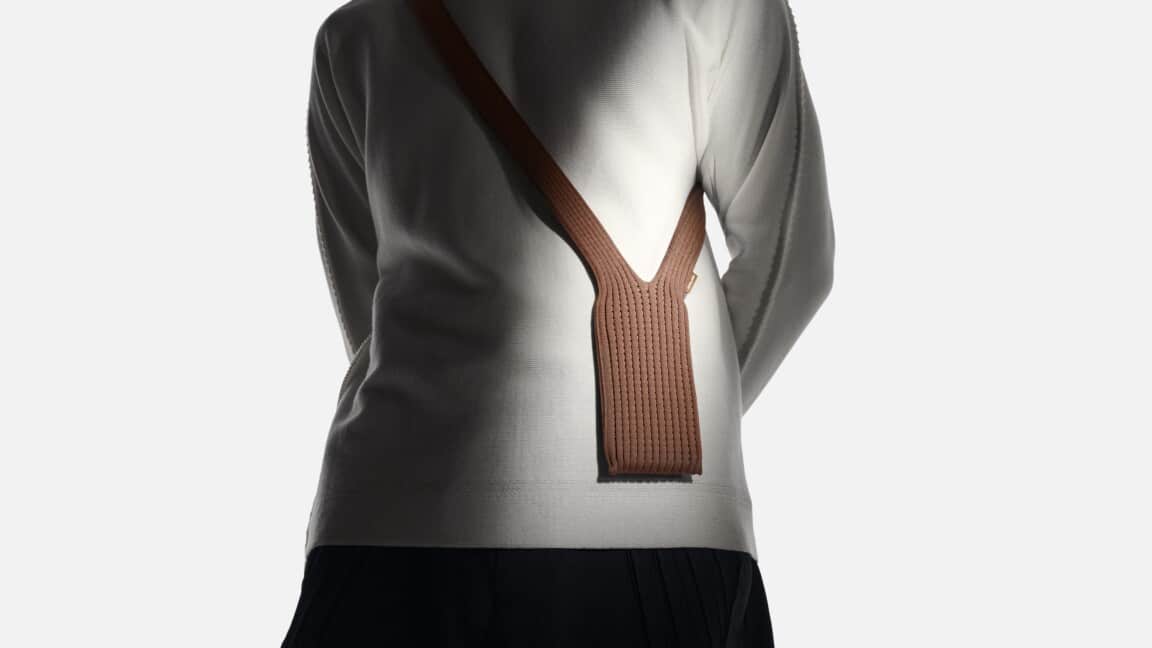 Apple's iPhone Pocket showing how to wear