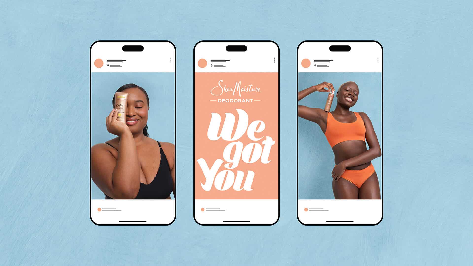 A SheaMoisture in mobile screens