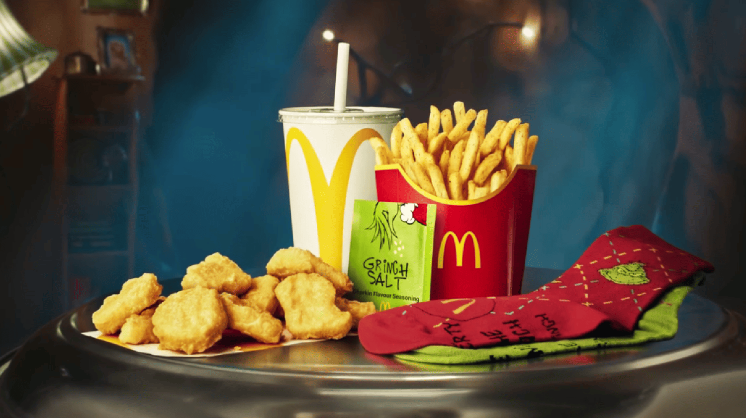 McDonald's Christmas Grinch Meal