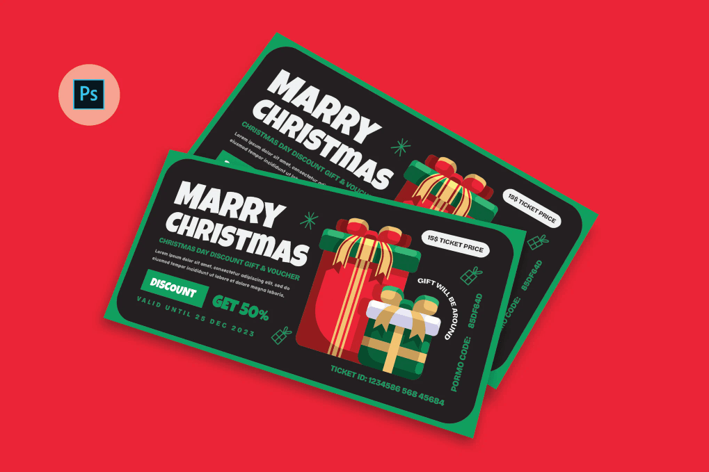 A Christmas day discount voucher