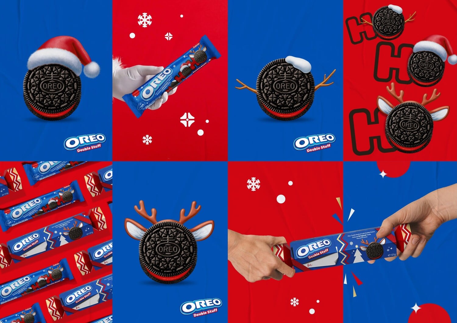The Christmas with Oreo cookies