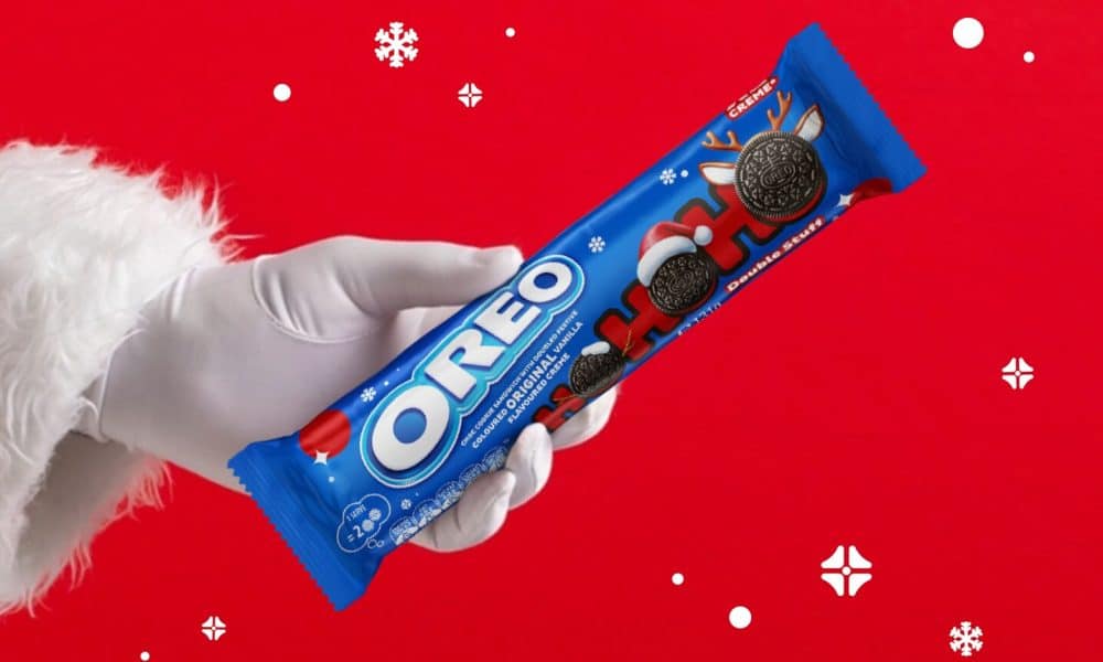 Oreo Santa's cookie of choice