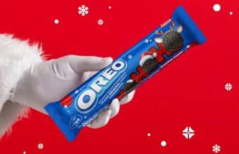 Oreo Santa's cookie of choice