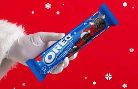 Oreo Santa's cookie of choice