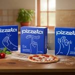 Pizzeta branding and packaging