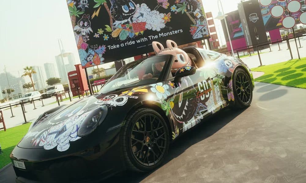 Porsche presents a "Labubu" car