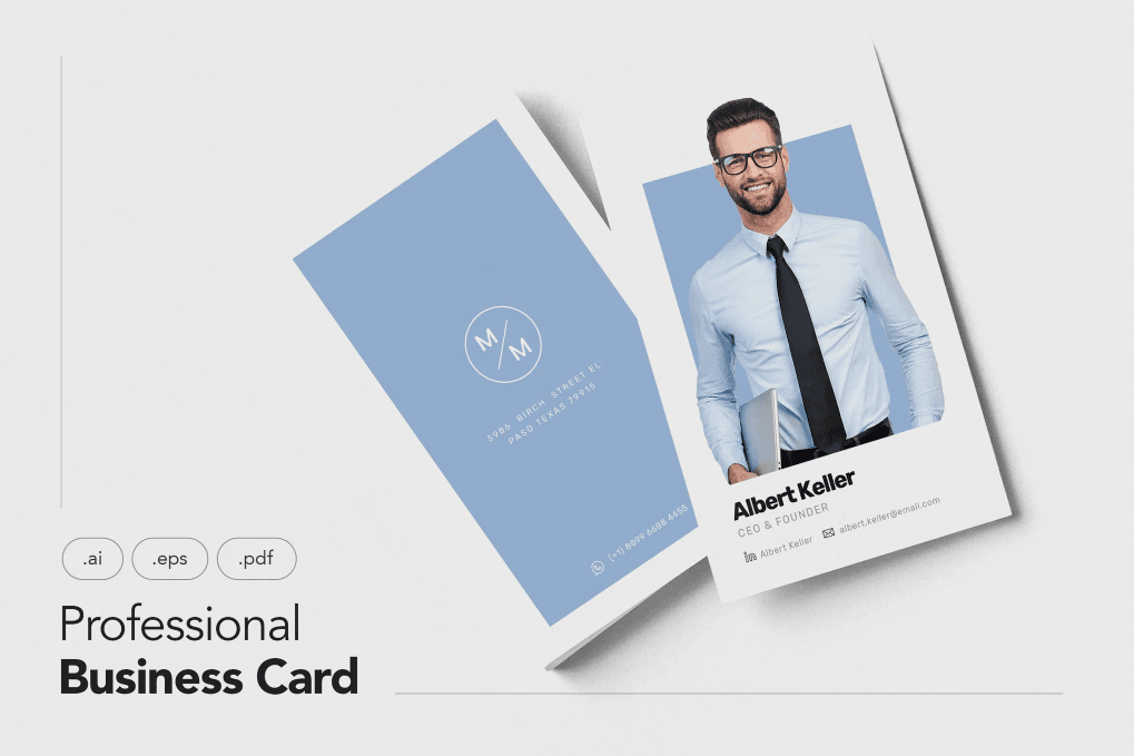 A professional business card