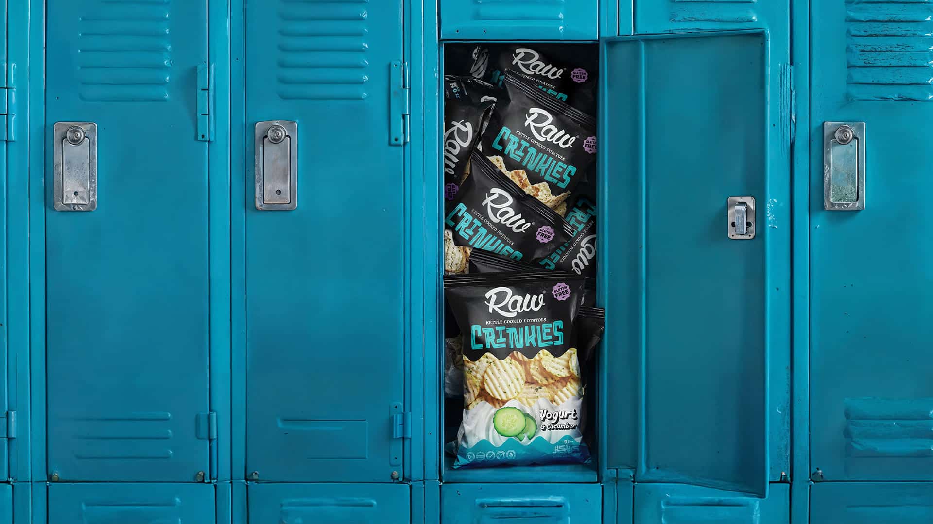 A healthy chips in locker room