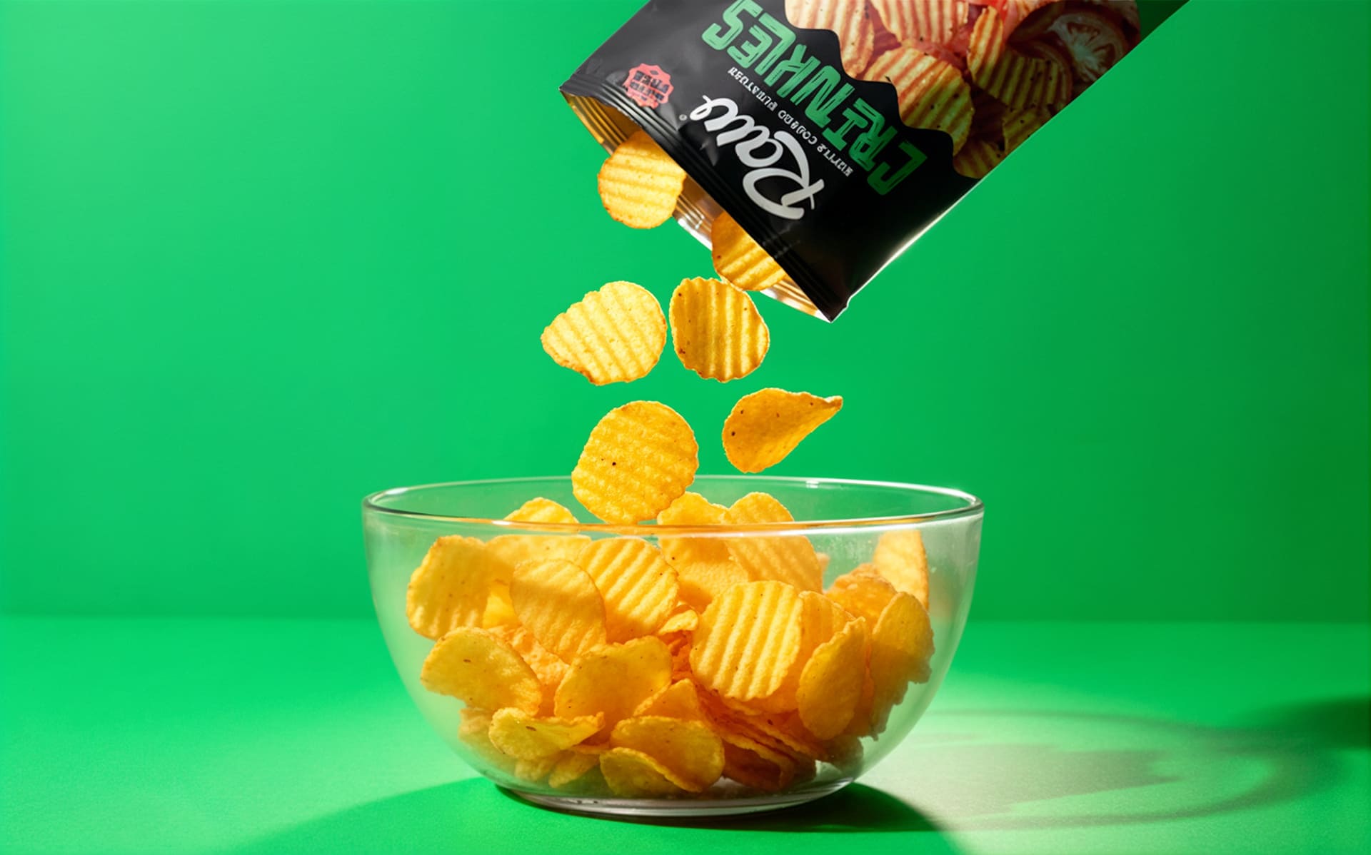 Raw Crinkles healthy potato chips