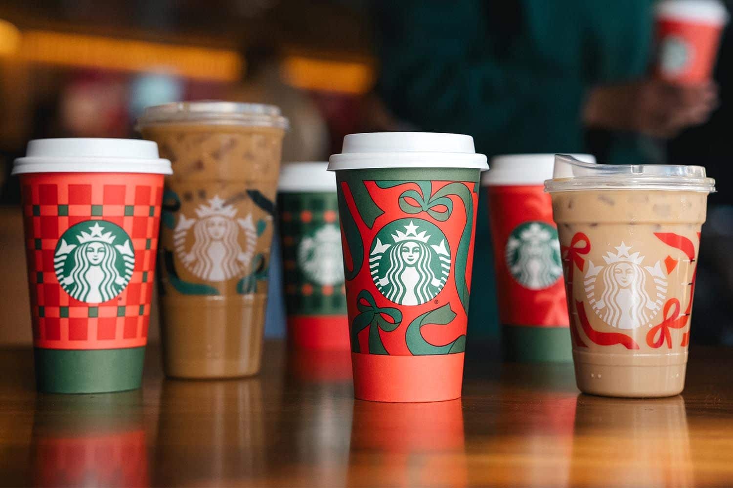 Starbucks holiday drink cups 2025