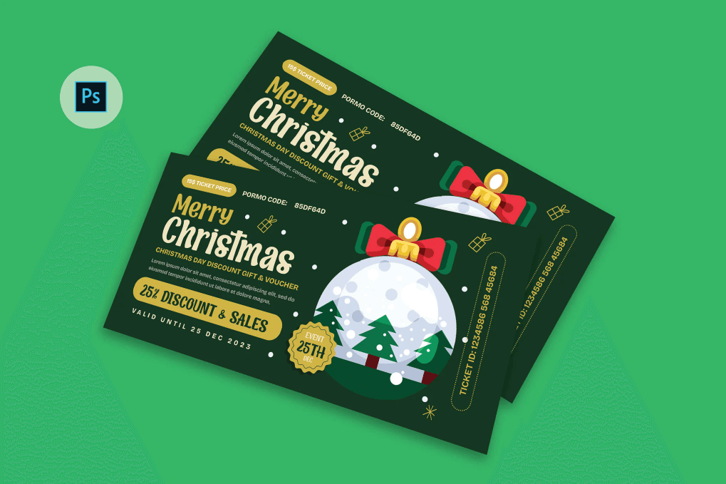 A Christmas day discount voucher