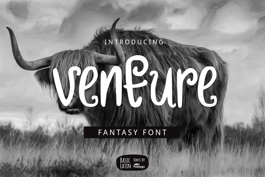 A fantasy font