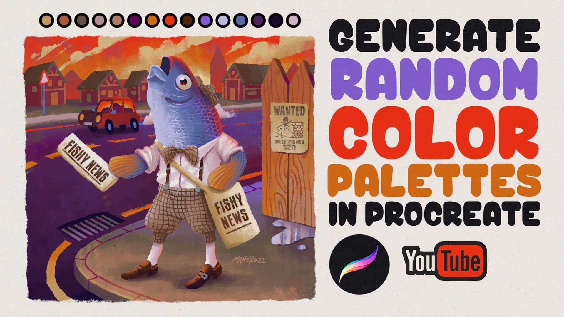 How to Generate Randomized Color Palettes in Procreate