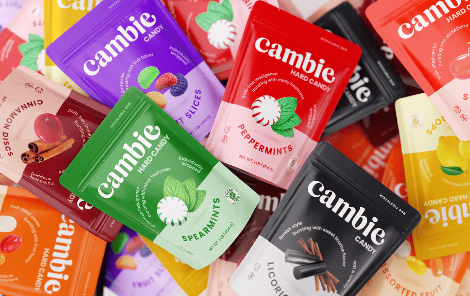 A Cambie pouches mixed