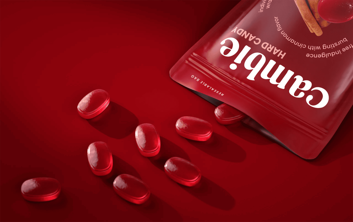 A red Cambie candy choices