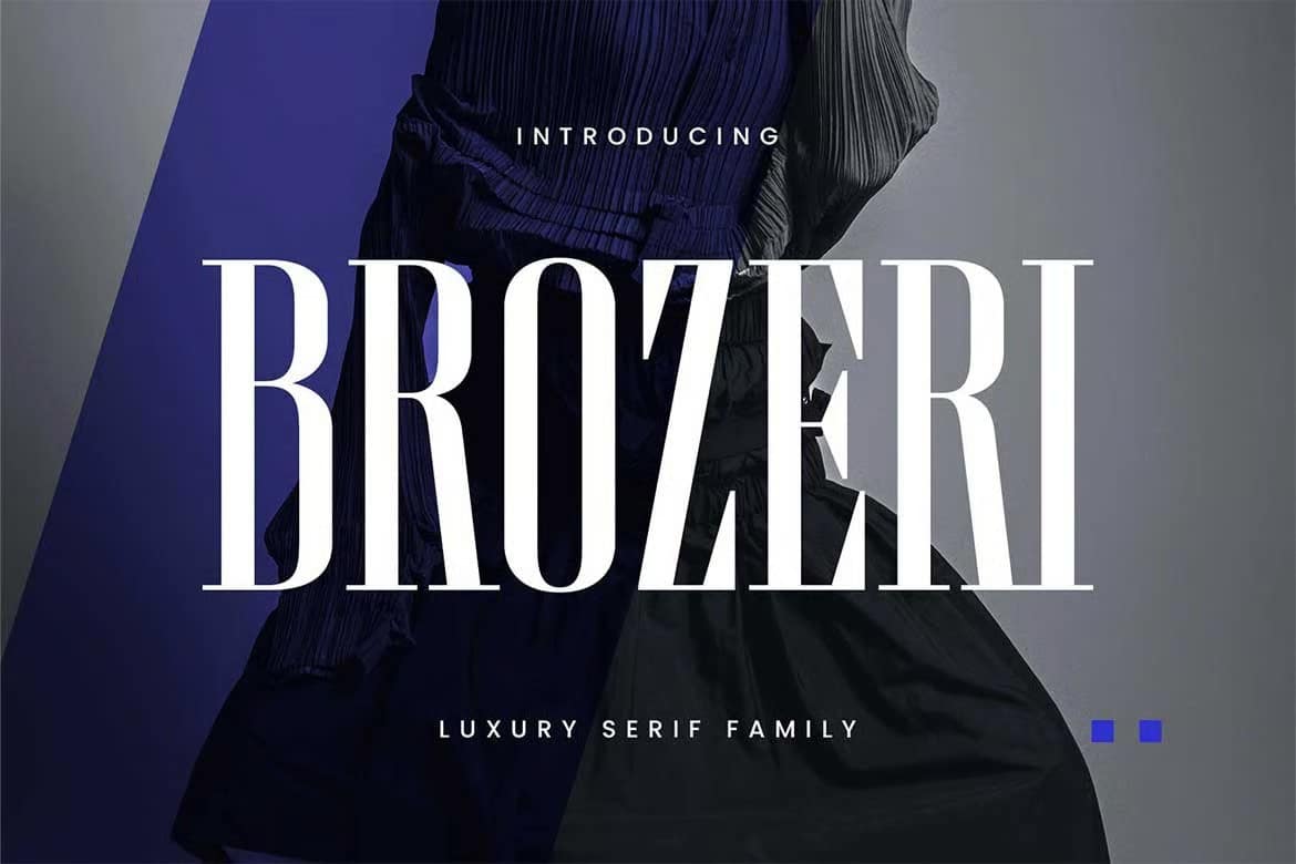 A luxury serif family