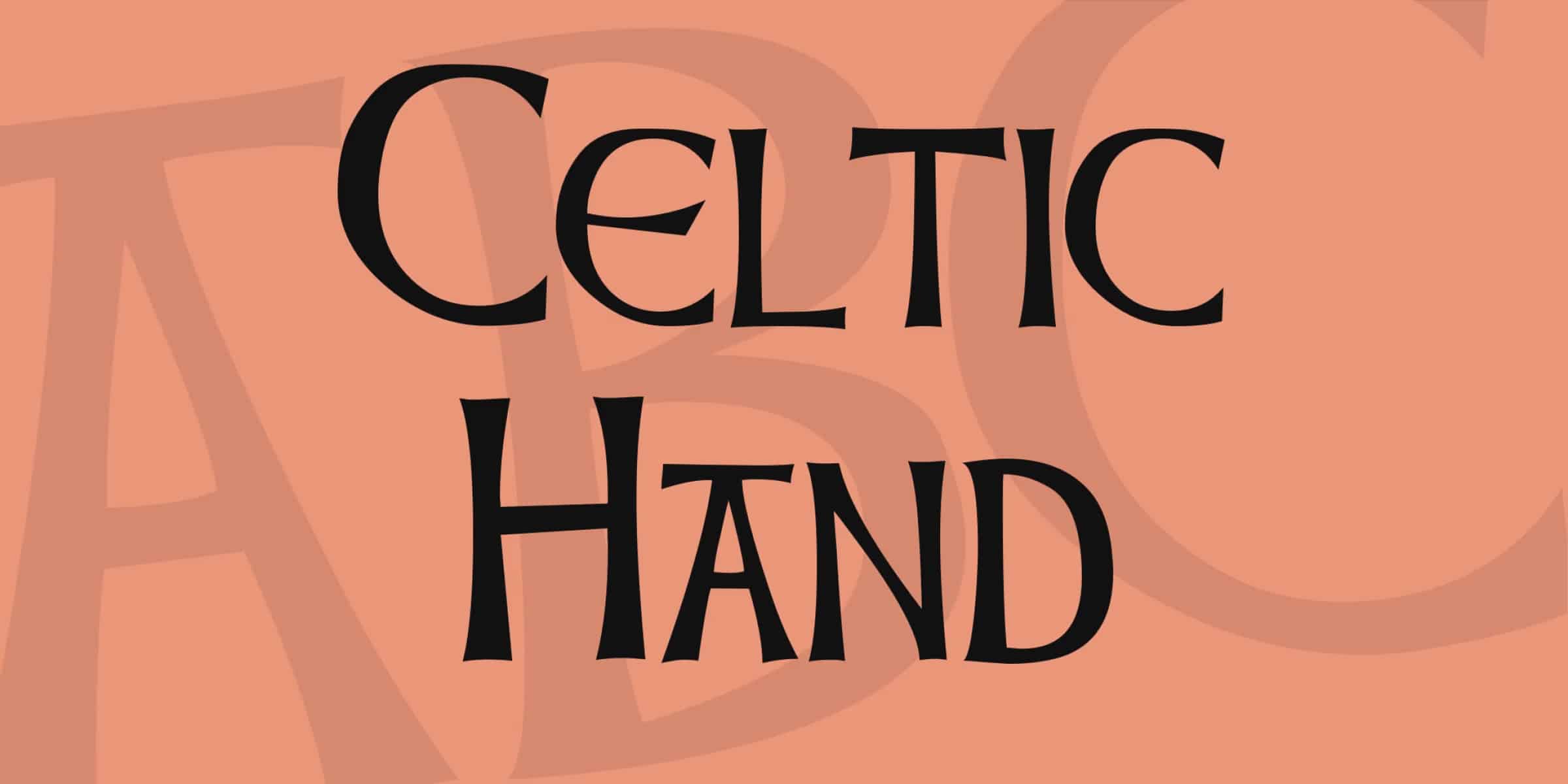 A free Celtic font