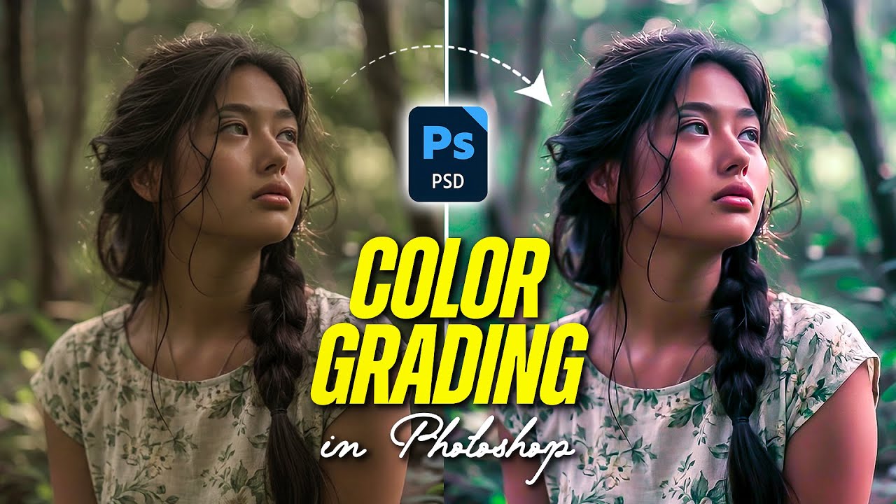A color grading trick in Photoshop tutorial