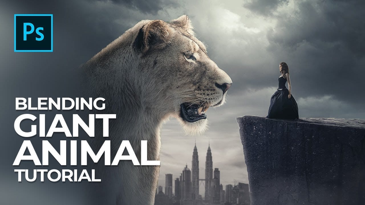 Create a giant animal Photoshop tutorial