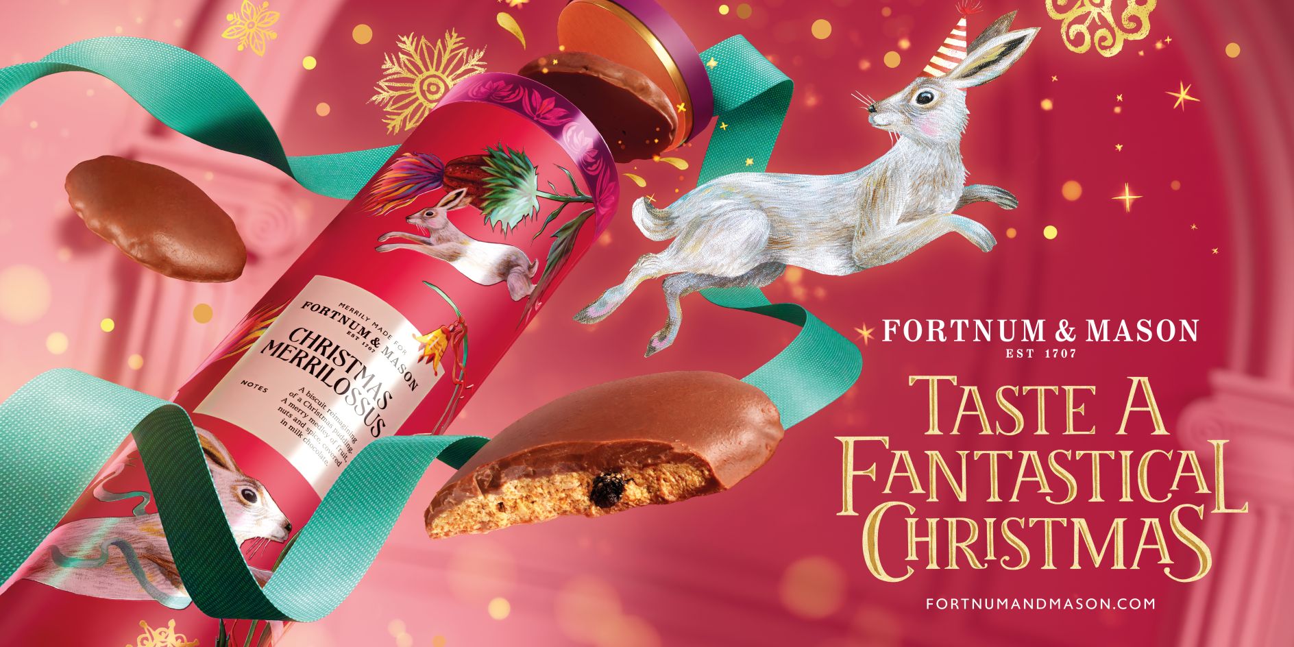 A Christmas cookies and rabbit