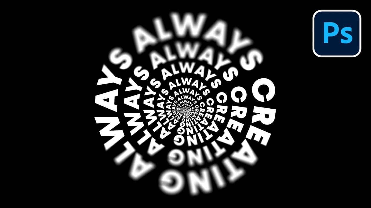 Create a text effect in Photoshop tutorial