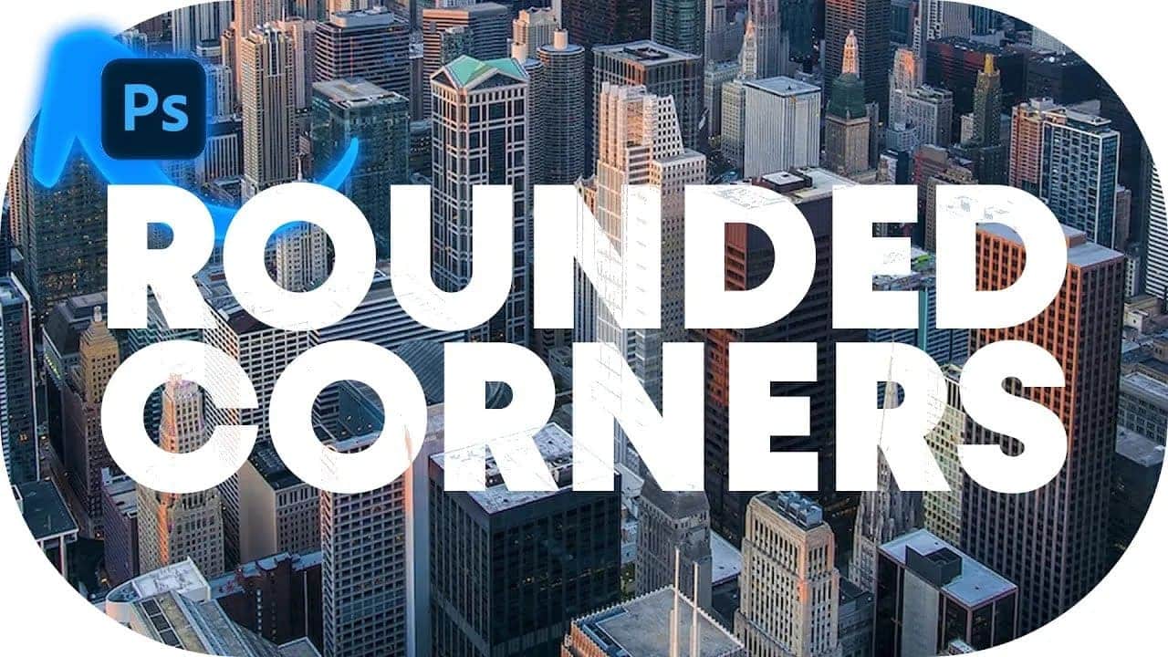 Create rounded corners in Photoshop tutorial