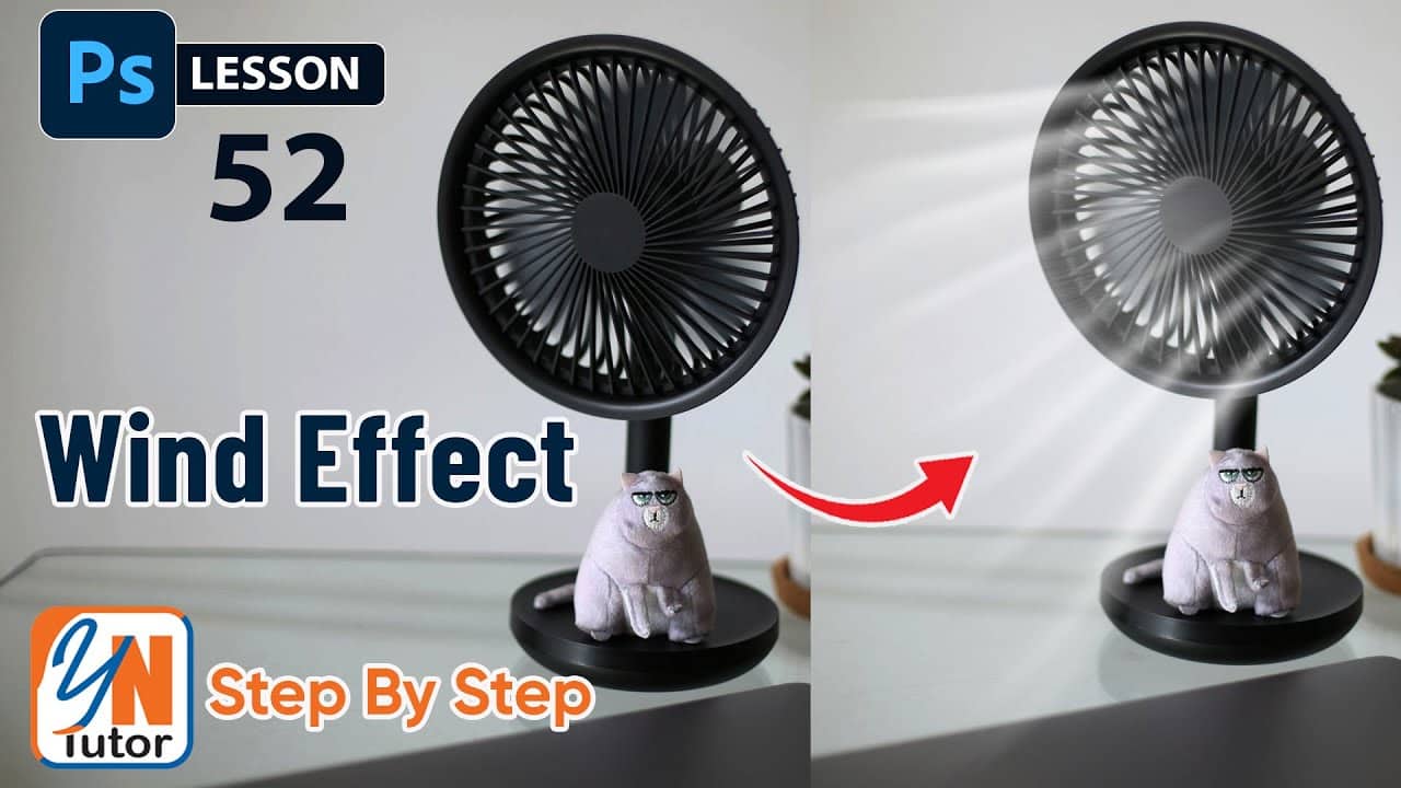 How to create a wind effect in Photoshop tutorial
