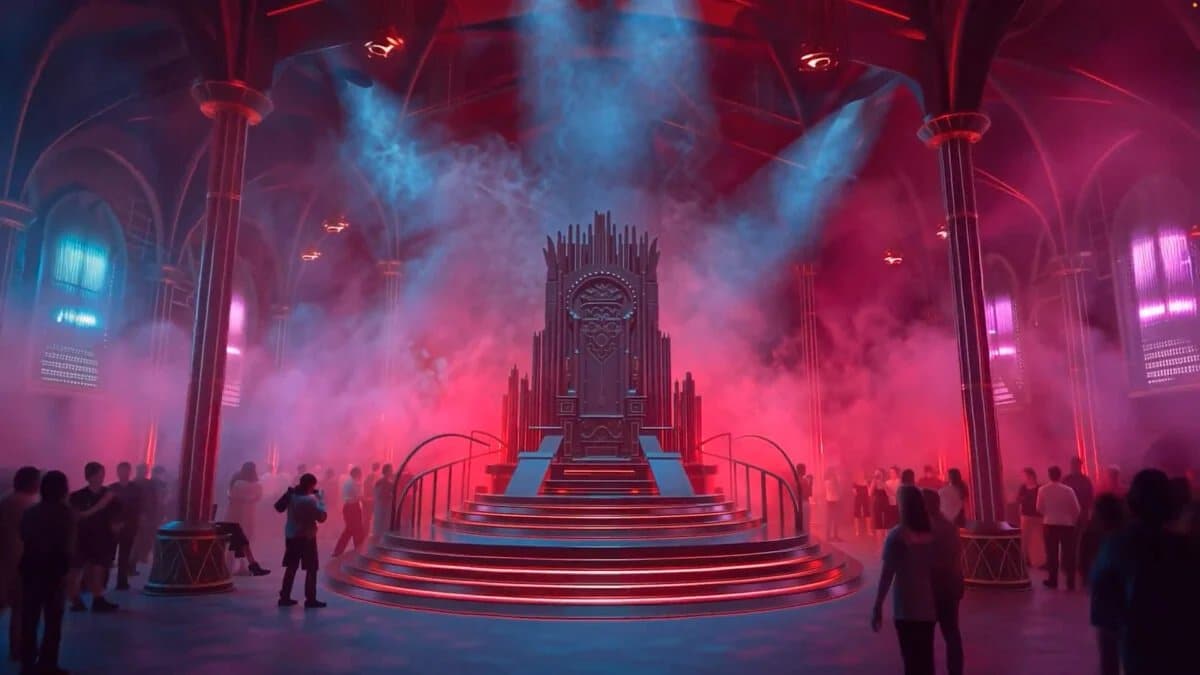 Dracula Land inside the castle