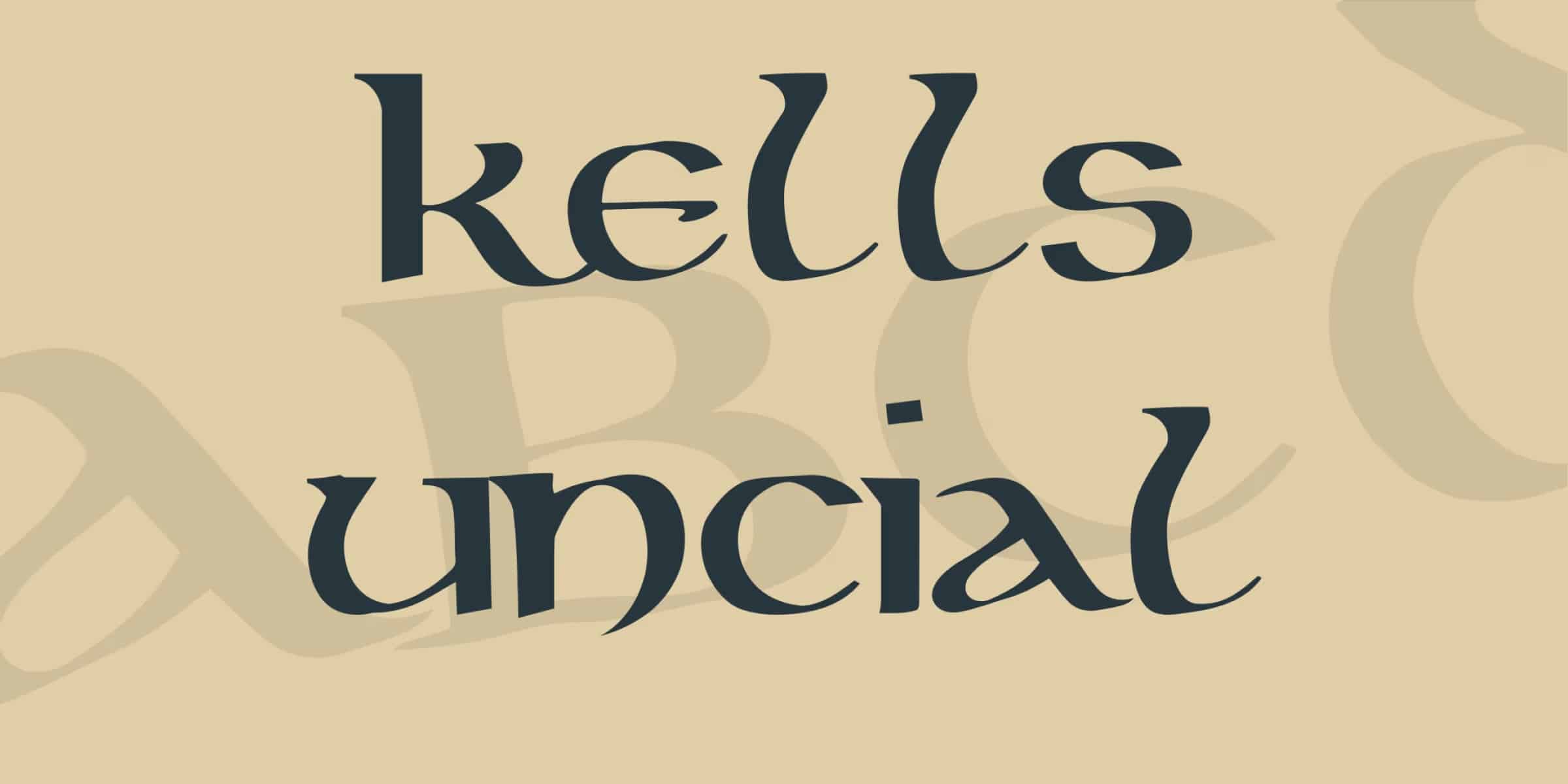 Kells Uncial font free to use